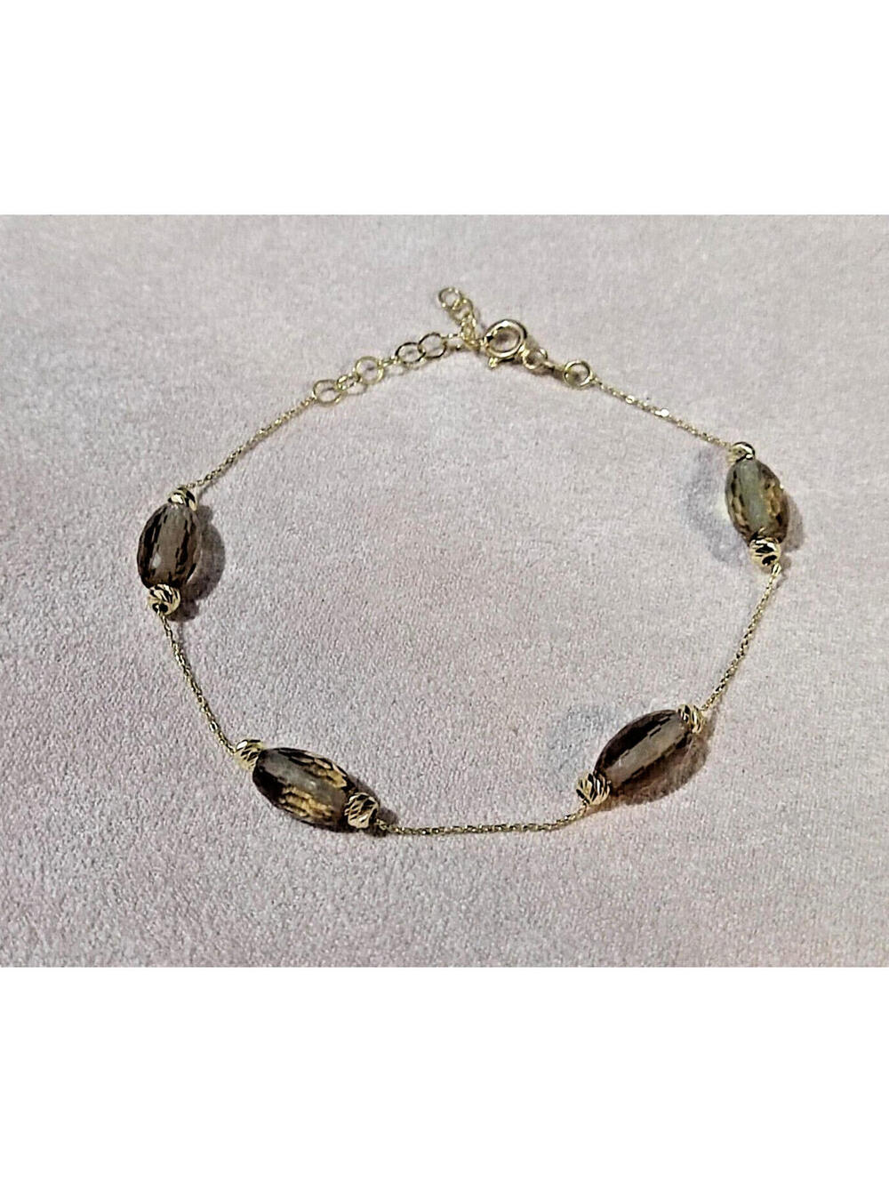 Diaspore Sultanit Color Change Bracelet , 14K Solid Gold